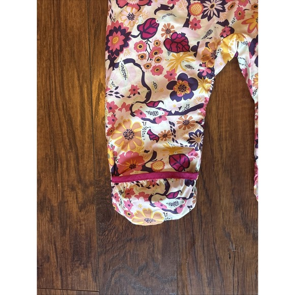 Patagonia Reversible Puff-Ball Bunting Insulated Ski Suit Floral Snow Baby 6-12 - Picture 3 of 5